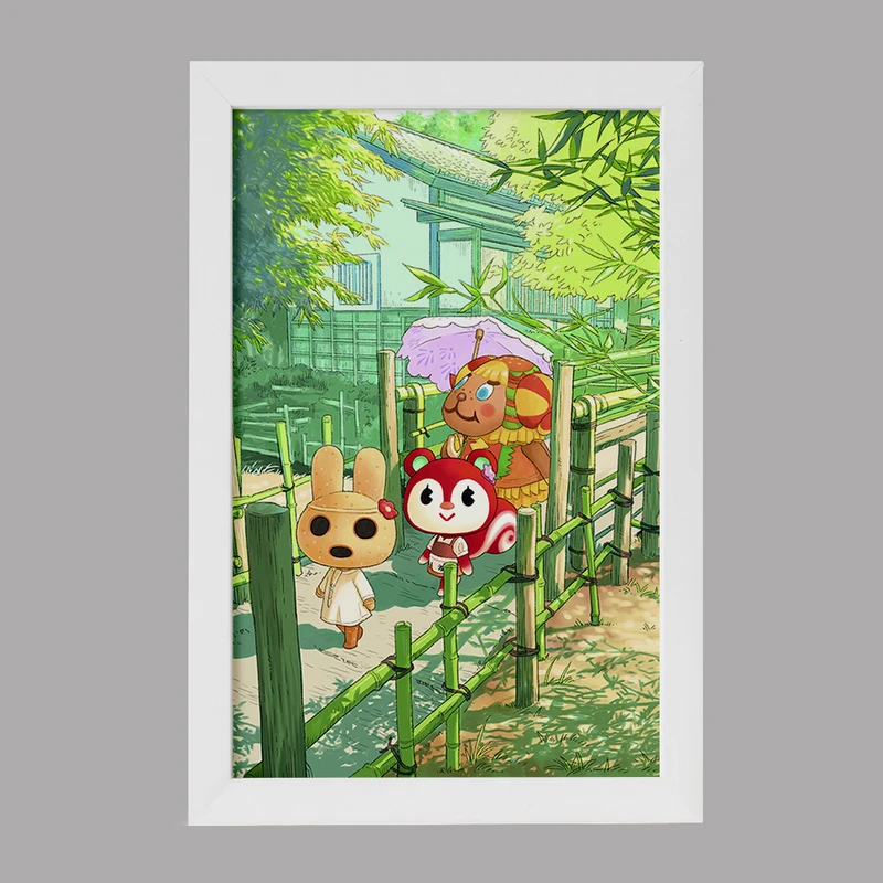 تابلو خندالو مدل بازی انیمال کراسینگ (Animal Crossing) کد 32677