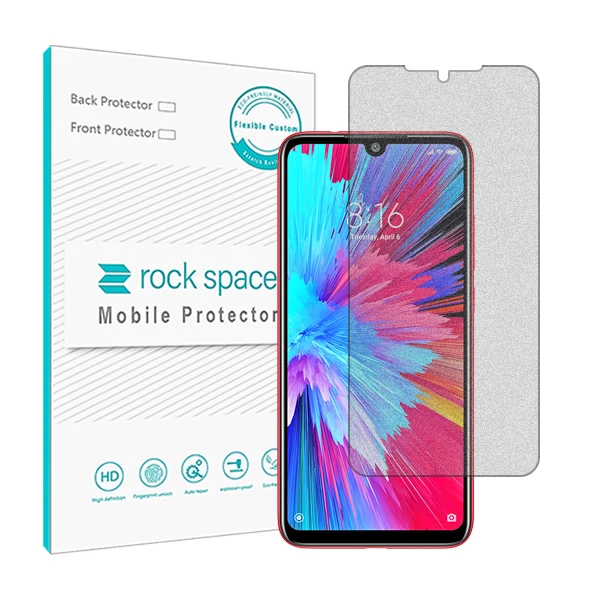 محافظ صفحه نمایش گیمینگ راک اسپیس مدل HyGAM مناسب برای گوشی موبایل   شیائومیRedmi Note 7S