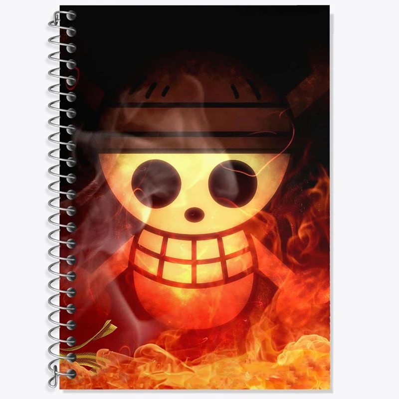 دفتر لغت 50 برگ خندالو مدل لوفی انیمه وان پیس One Piece کد 17218