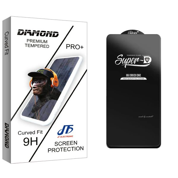 محافظ صفحه نمایش جی اف مدل Diamond SuperD مناسب برای گوشی موبایل شیائومی Redmi Note 12 4G / Note 12 5G / Note 12R pro / Poco X5