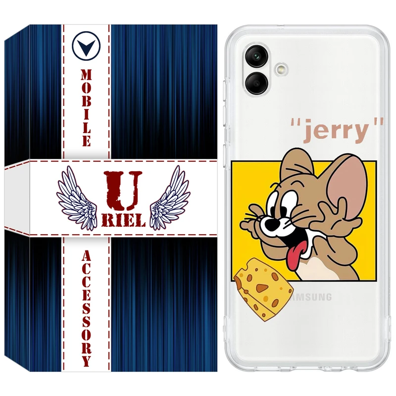 کاور یوریل مدل Clear کد 11 طرح جری مناسب برای گوشی موبایل سامسونگ Galaxy A04e