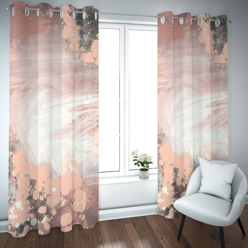 پرده مدل چاپی هازان سایز 300×150 سانتی متر 