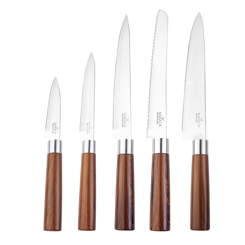 سرویس چاقو آشپزخانه 6 پارچه کاراجا مدل Foolproof