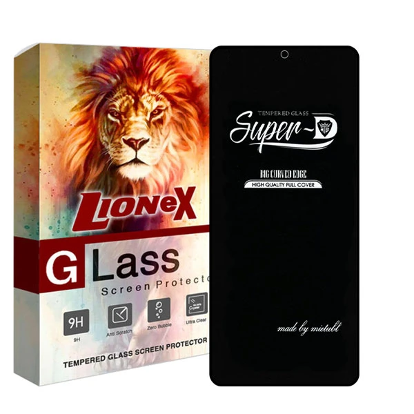 محافظ صفحه نمایش لایونکس مدل SUPERLIONEX مناسب برای گوشی موبایل شیائومی Poco F3 / Mi 11i / Redmi Note 11 Pro 4G / 5G