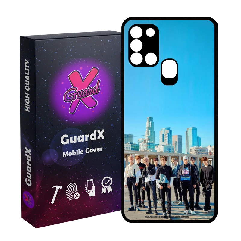 کاور گارد ایکس طرح استری کیدز مدل Glass10687 مناسب برای گوشی موبایل سامسونگ Galaxy A21s