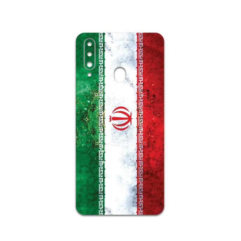 برچسب پوششی ماهوت مدل IRAN-Flag-1 مناسب برای گوشی موبایل سامسونگ Galaxy A20s