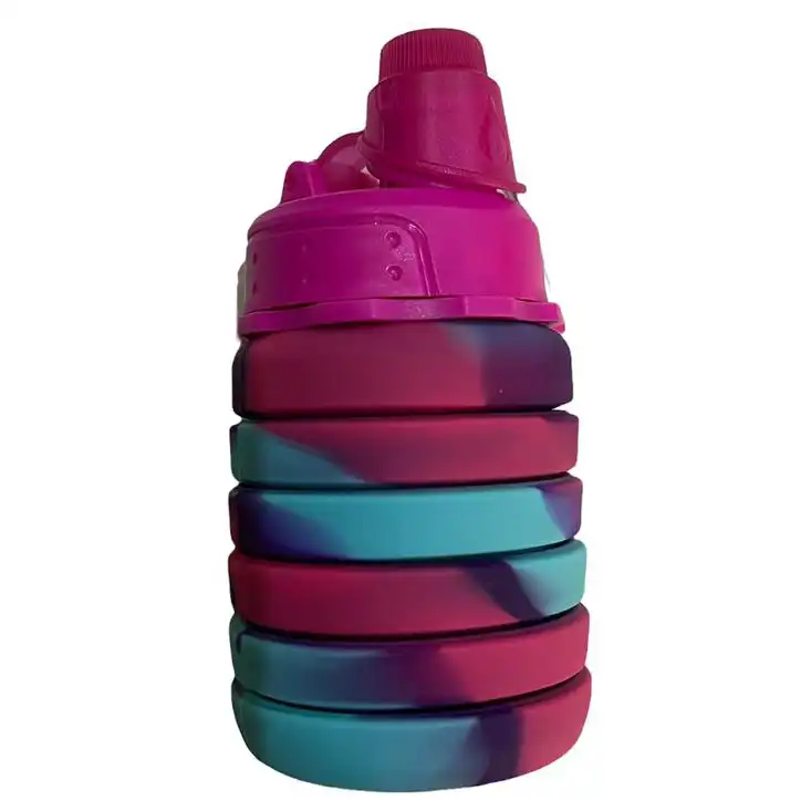 قمقمه مدل سلیکونی تاشو گنجایش 0.5 لیتر