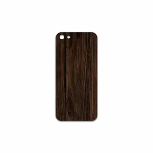 MAHOOT Dark Walnut Wood Cover Sticker for Apple iPhone 5