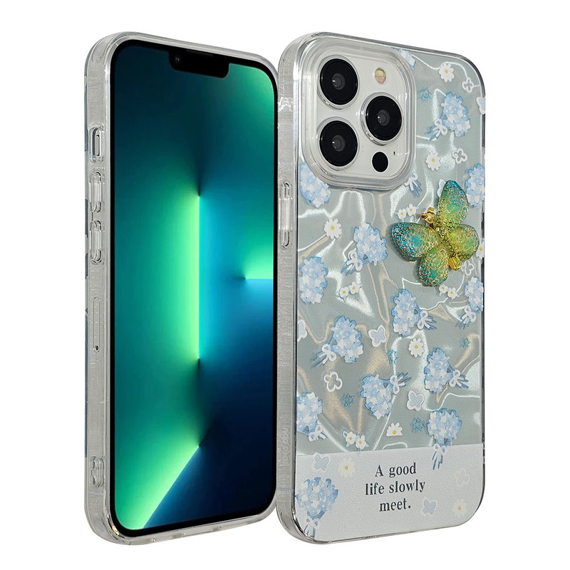 کاور یونیک کیس مدل butterfly کد 03 مناسب برای گوشی موبایل اپل Iphone 13pro