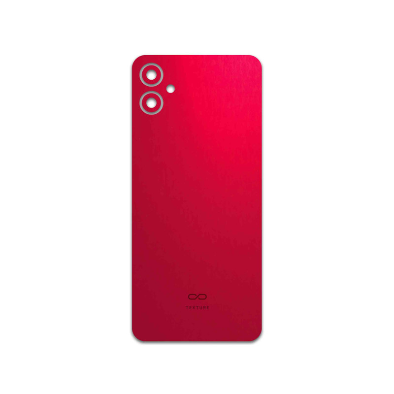 برچسب پوششی ماهوت مدل Matte-Warm-Red مناسب برای گوشی موبایل سامسونگ Galaxy A05