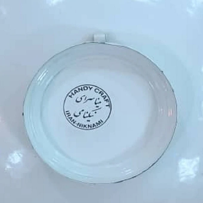 عکس شماره 2 : گلدان میناکاری مسی میناسرای نیکنامی مدل موشکی 02