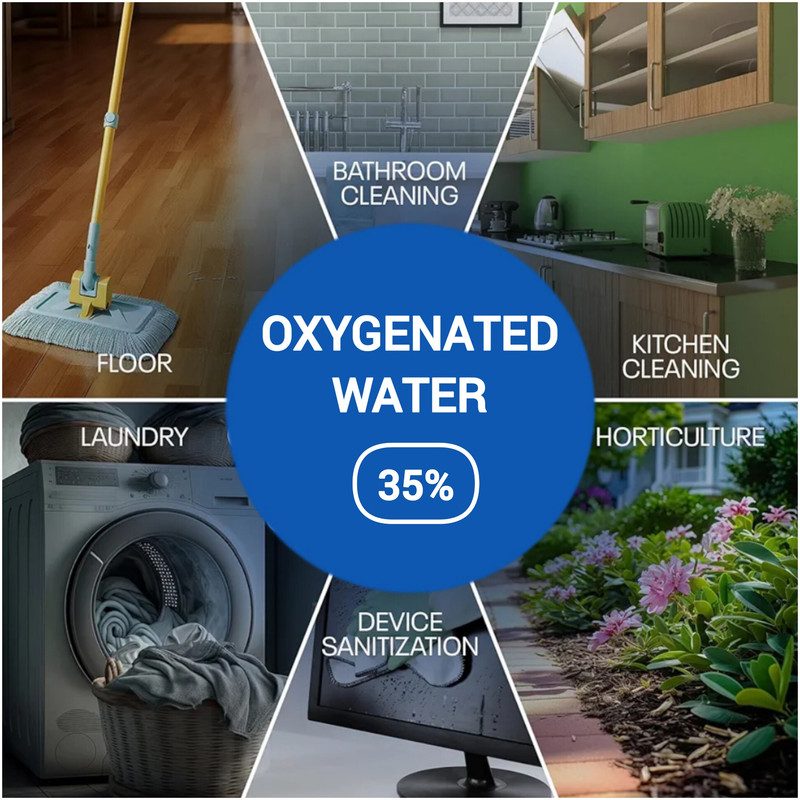 آب اکسیژنه ۳۵ درصد رفرنس کمیکالز مدل هیدروژن پراکسید حجم ۱۰۰۰ میلی لیتر