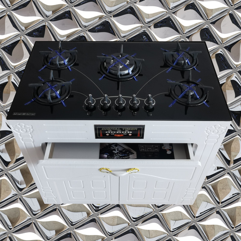 اجاق گاز 5 شعله جنرال پارس مدل Aurora-muv