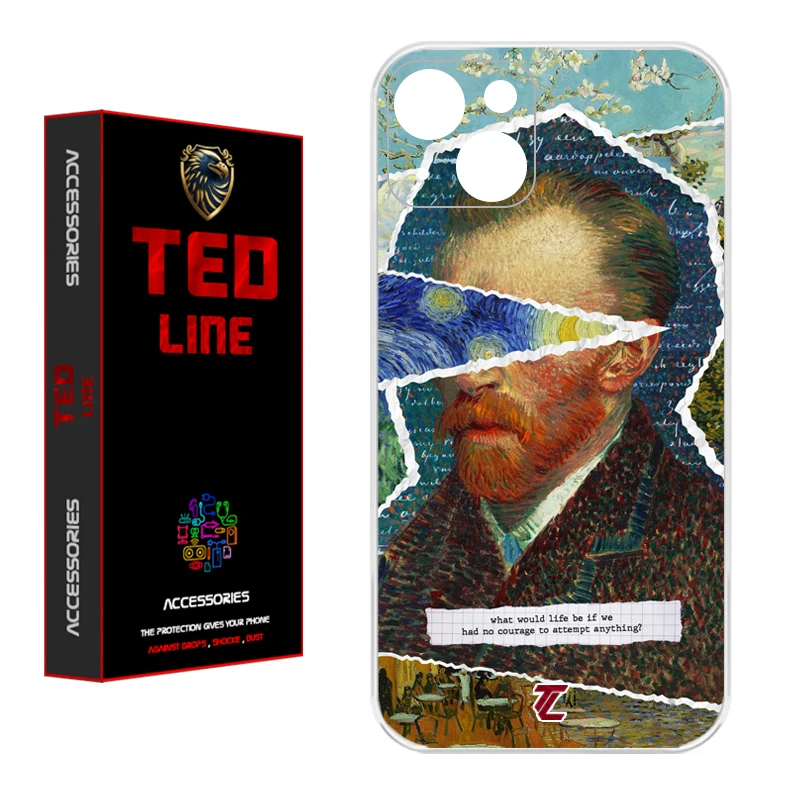  کاور تد لاین طرح ونگوگ کد 1115 مناسب برای گوشی موبایل اپل Iphone 13 / 14