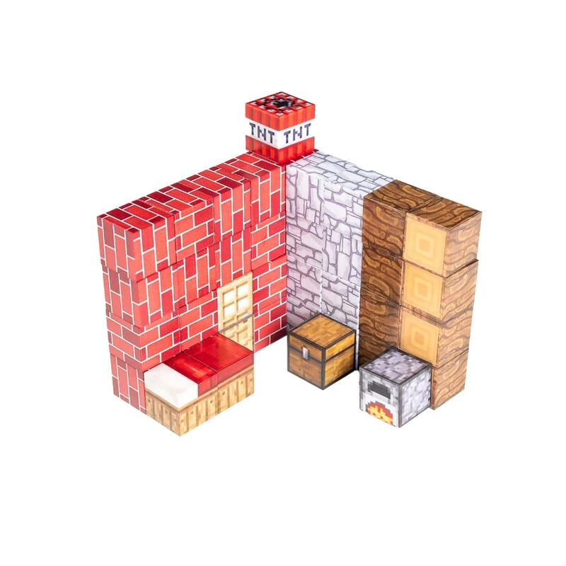 عکس شماره 4 : ساختنی مغناطیسی 44 تکه نوشو مدل ماینکرفت کد elite 44