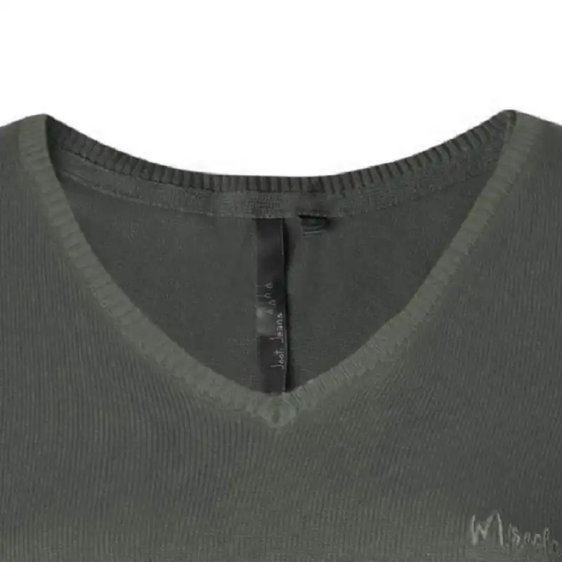 پلیور زنانه جوتی جینز مدل یقه هفت کد 122158 رنگ دودی