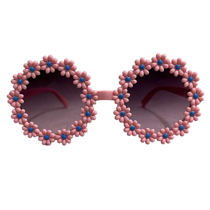 عینک آفتابی بچگانه مدل دایره بابونه کد PIN BLO 100