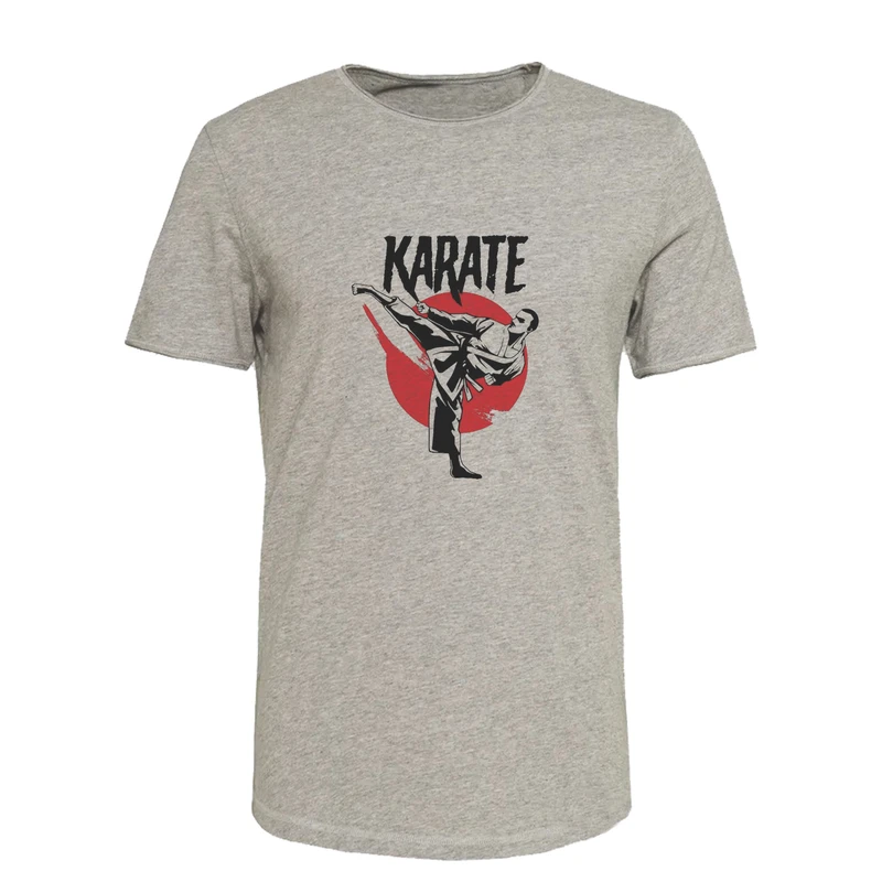 تی شرت آستین کوتاه زنانه مدل T548 طرح کاراته