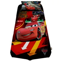  سرویس ملحفه هزاردستان طرح ماشین ها مدل ROT106 یک نفره دو تکه 