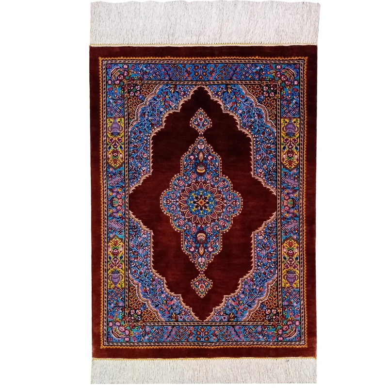 فرش دستبافت نیم متری مدل ترنجی YMM. 20