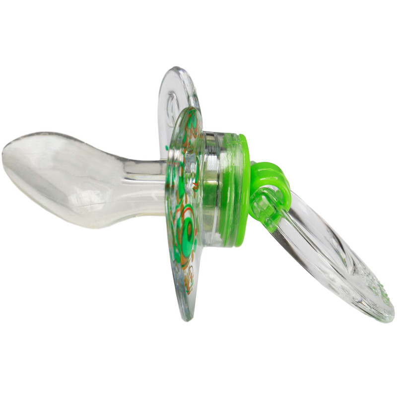 پستانک ارتودنسی وی کر مدل دسته دار شفاف چاپدار happy سایز 6-12 ماه کد P116 پستانک ارتودنسی وی کر مدل دسته دار شفاف چاپدار happy سایز 6-12 ماه کد P116