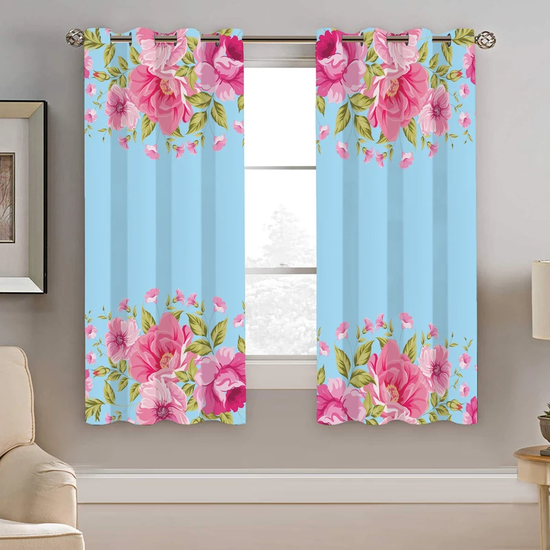 پرده نیروانا طرح گل مدل مخمل کد 4222 سایز 140×200 سانتی متر