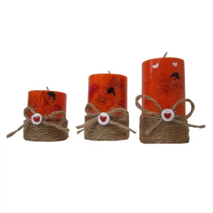 شمع مدل مجموعه 3 عددی