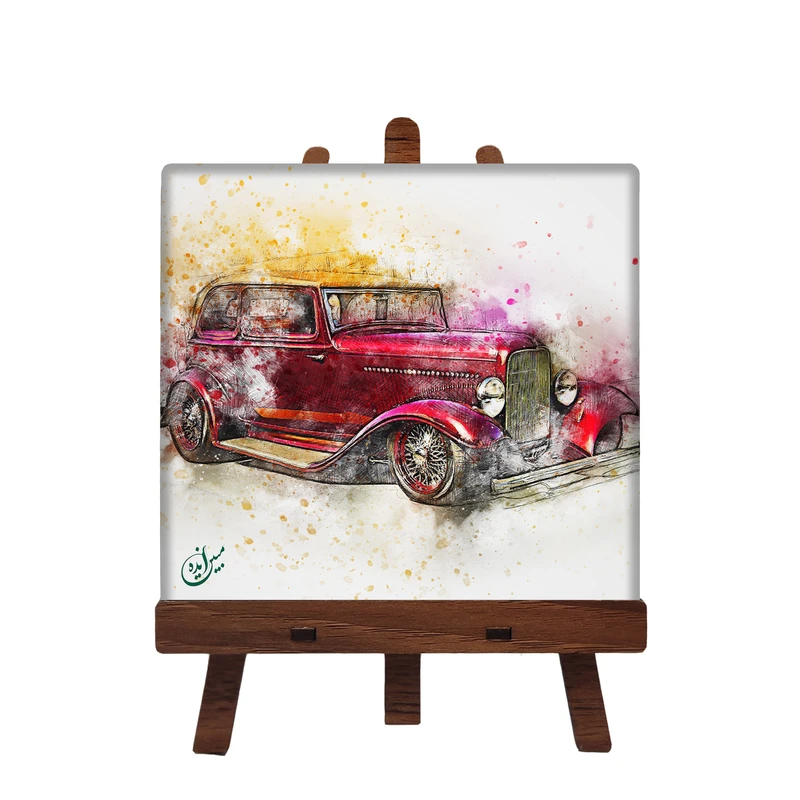 کاشی مبین ایده مدل کارتونی ch10 کد 40 به همراه پایه