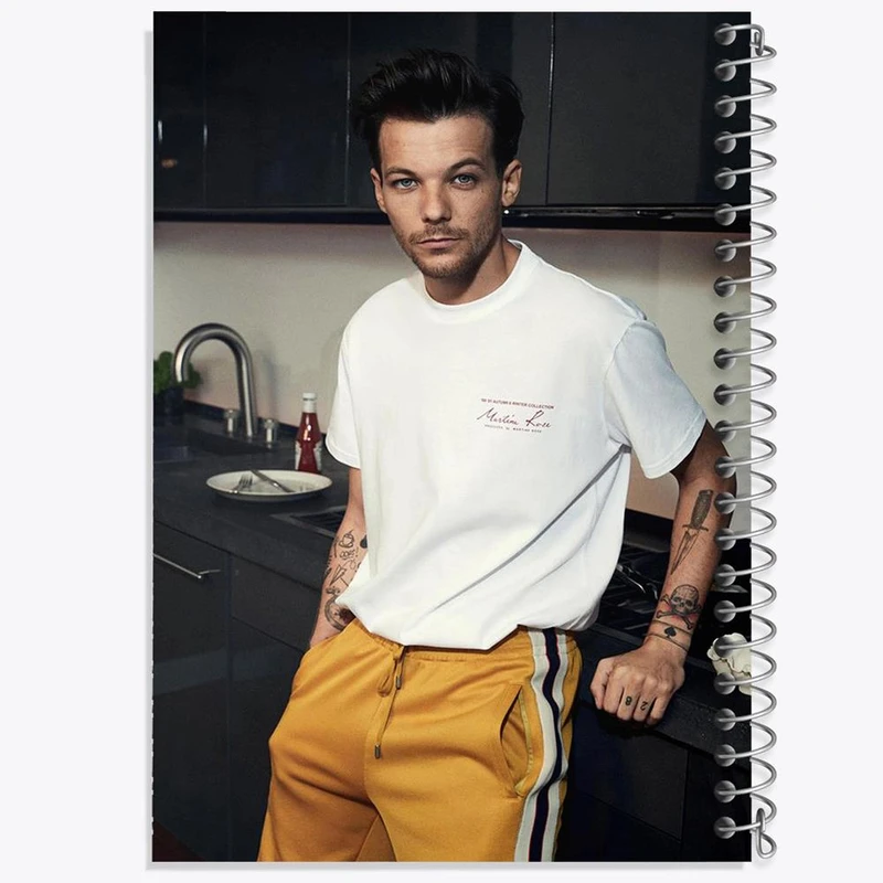 دفتر لیست خرید 50 برگ خندالو طرح لویی تاملینسون گروه موسیقی وان دایرکشن One Direction کد 18890