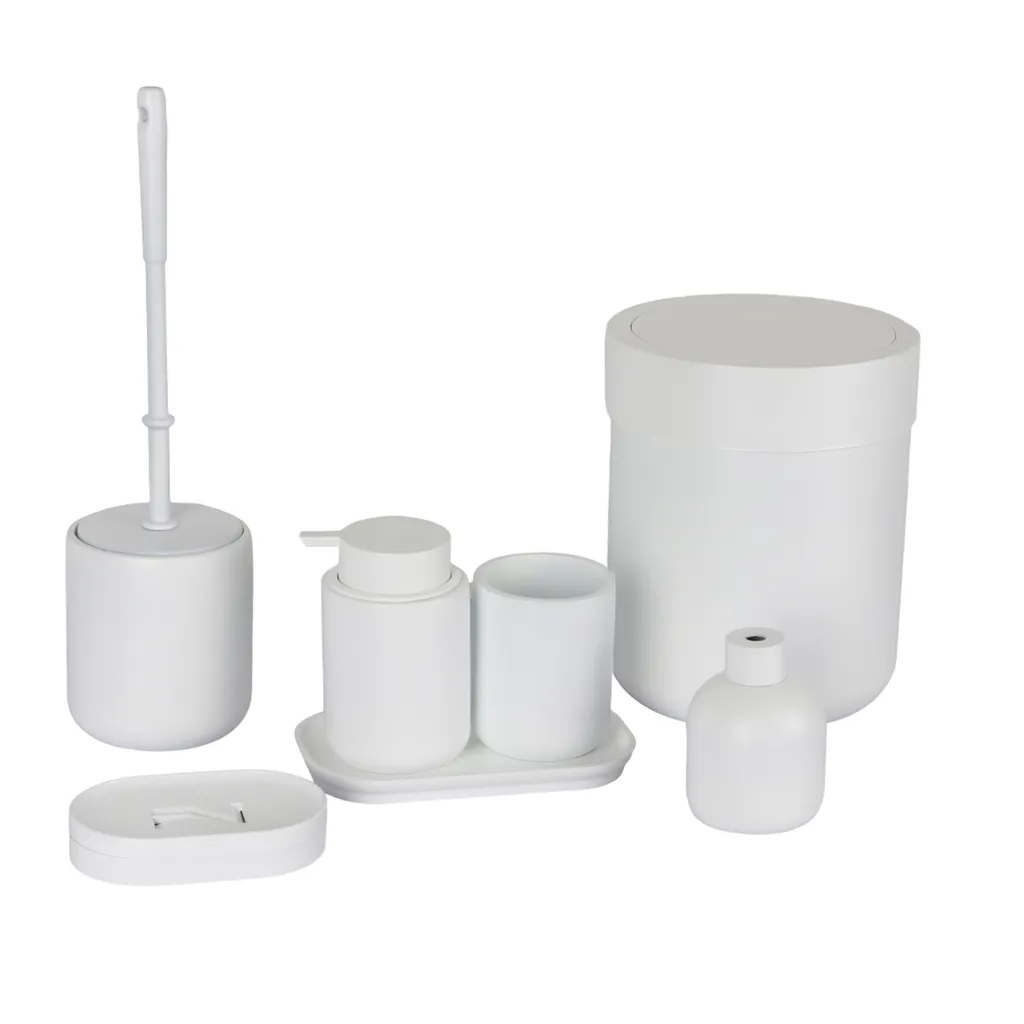 ست سرویس بهداشتی 7 پارچه دلفین مدل FN-720-white