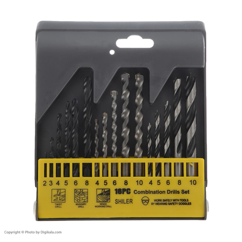 مجموعه 16 عددی مته شیلر کد SH-1016 مجموعه 16 عددی مته شیلر کد SH-1016