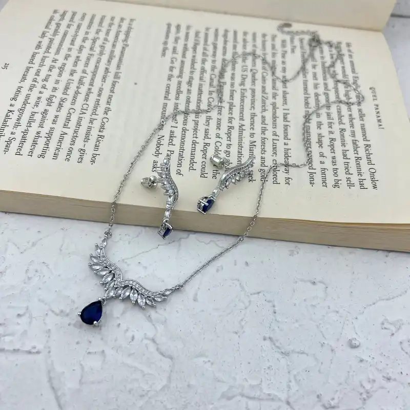 نیم ست زنانه مدل جواهری کد M4181