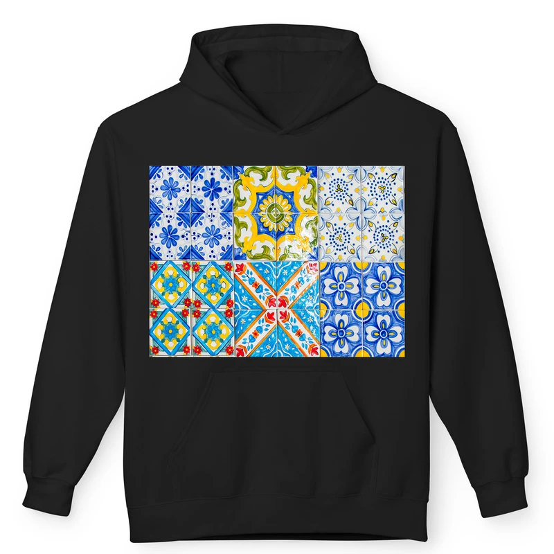 هودی زنانه پاد آفرین مدل فرش و گلیم و کاشی کد 1074