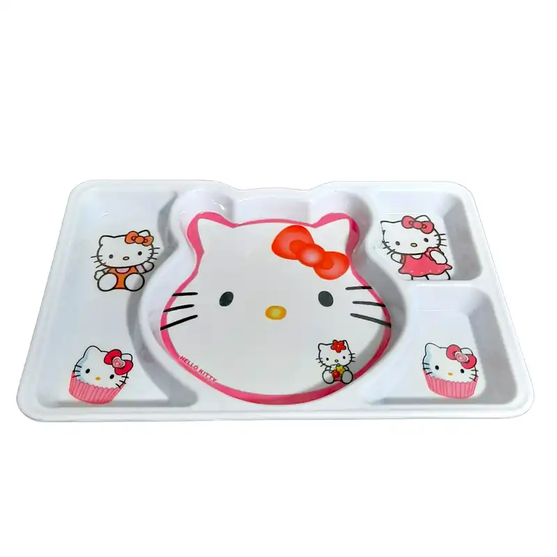 بشقاب کودک مدل KITTY کد 66