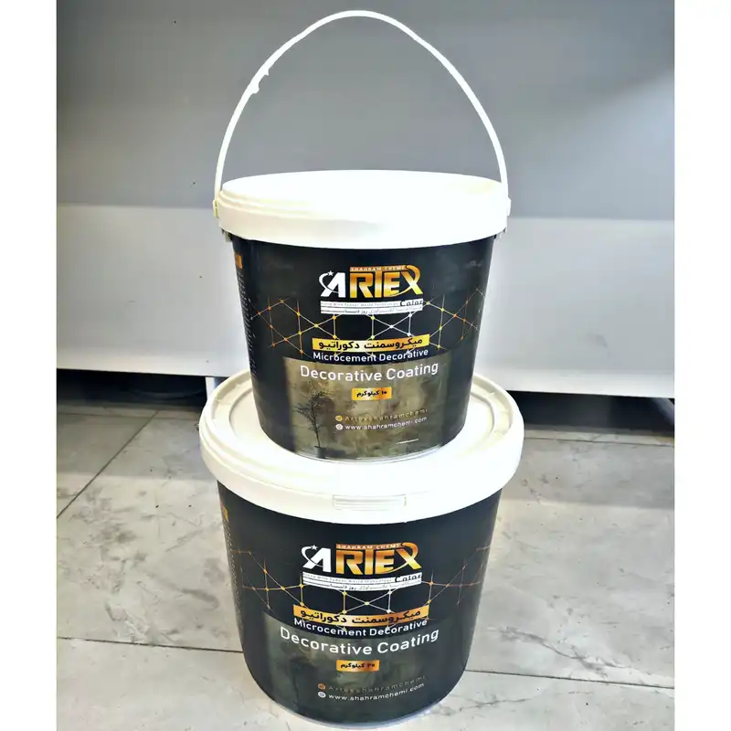 میکروسمنت دکوراتیو خاکستری آرتکس مدل rc14 وزن 4 کیلوگرم