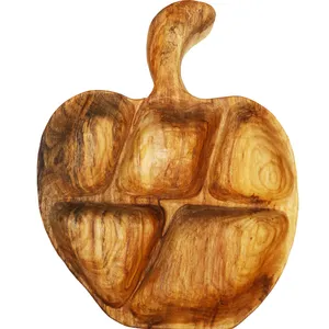 ظرف سرو چوبی مدل سیب