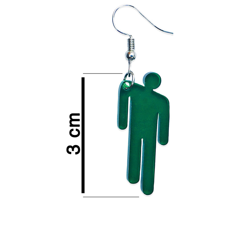 گوشواره دخترانه مدل Bilie Eilish گوشواره دخترانه مدل Bilie Eilish