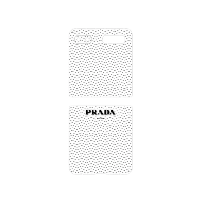 برچسب پوششی ماهوت مدل Prada مناسب برای گوشی موبایل سامسونگ Galaxy Z Flip