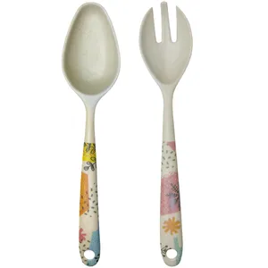 قاشق و چنگال سرو سالاد مدل MH-1