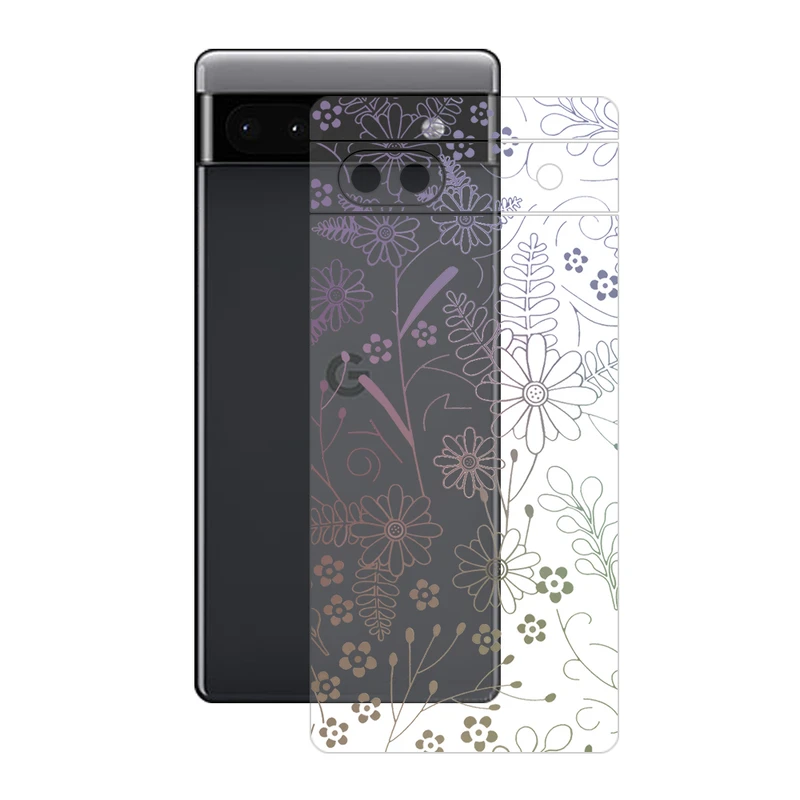 برچسب پوششی ریمکس مدل Clea طرح گل مناسب برای گوشی موبایل گوگل Pixel 6a