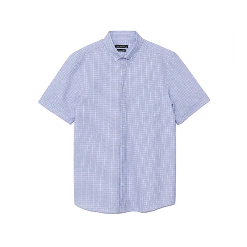 پیراهن آستین کوتاه یقه برگردان مردانه ال سی وایکیکی مدل S4CK23Z8