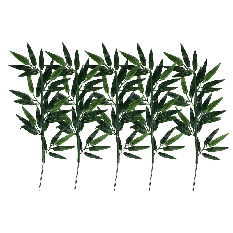 گل مصنوعی مدل شاخه تک بامبو ارتفاع 50 سانتی متر مجموعه 5 عددی