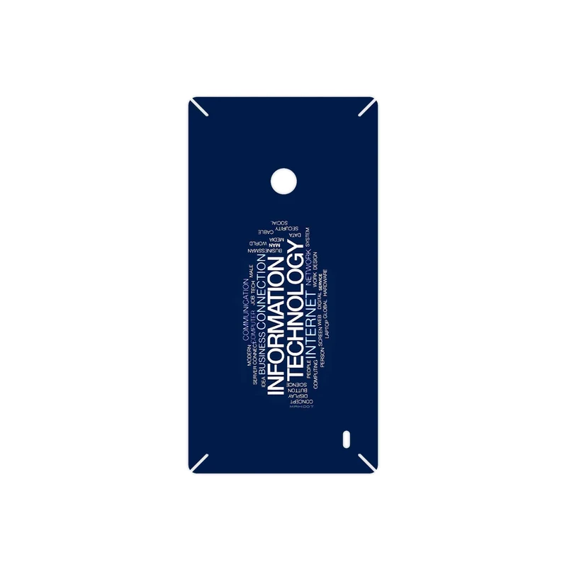 برچسب پوششی ماهوت مدل IT Science مناسب برای گوشی موبایل نوکیا Lumia 520