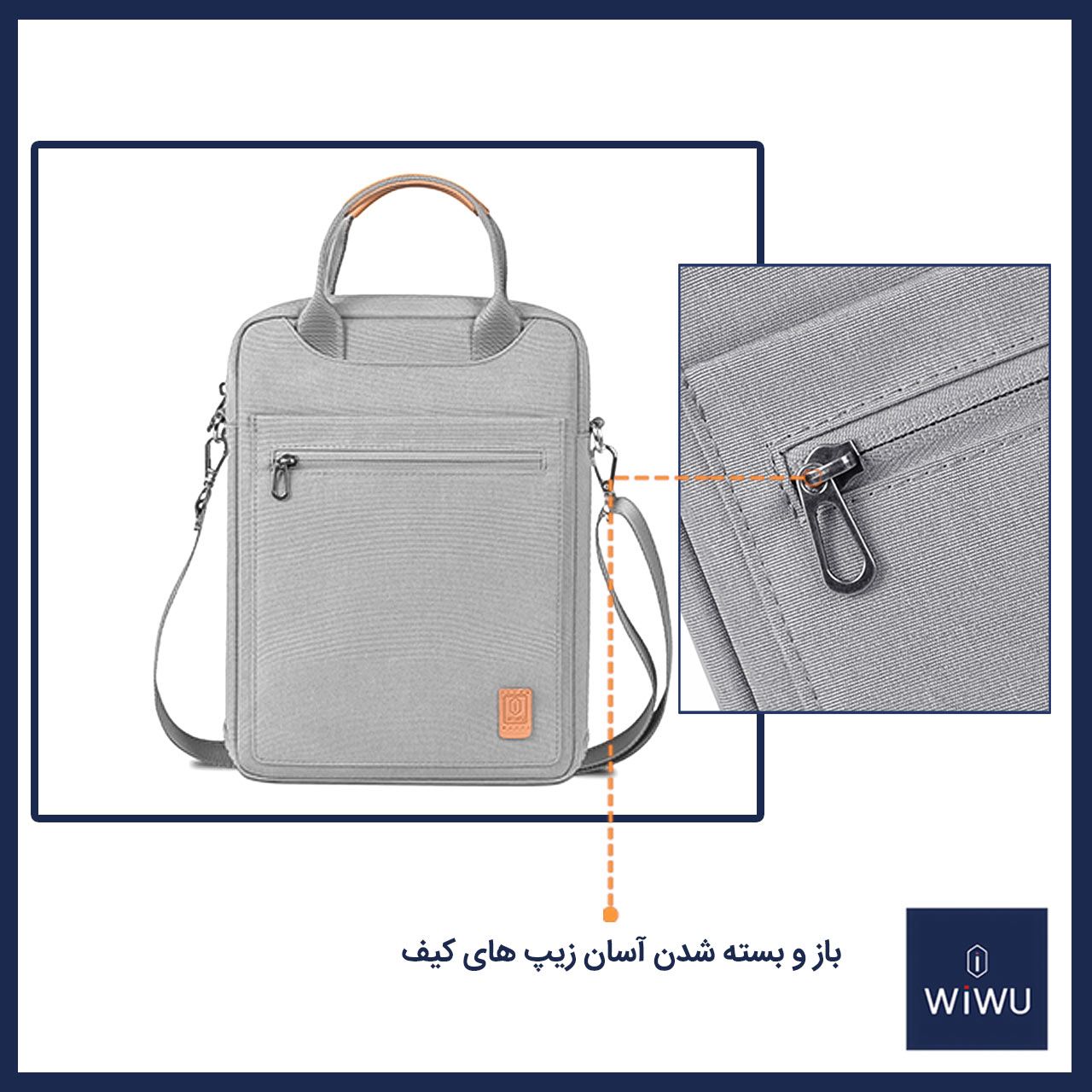 کیف رودوشی مردانه ویوو مدل Pioneer Tablet Bag GM4027  -  - 13