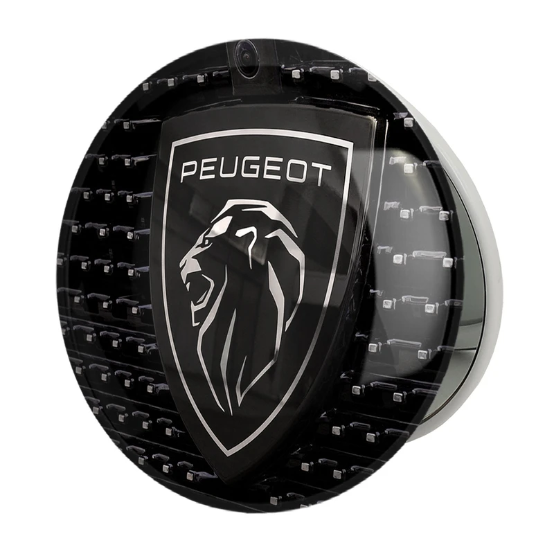 آینه جیبی خندالو طرح پژو Peugeot مدل تاشو کد 23650 