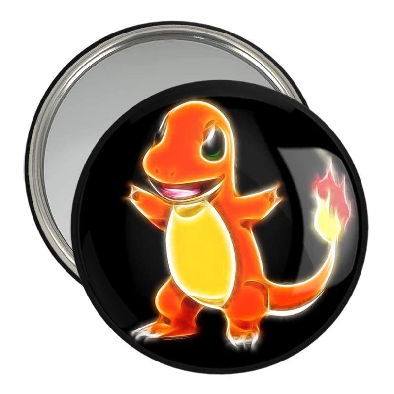 آینه جیبی خندالو مدل هیتوکاگه انیمه پوکمون  کد 17398