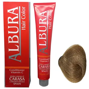 رنگ مو برند آلبورا مدل 7.73 حجم 100 میلی لیتر رنگ  قهوه ای روشن