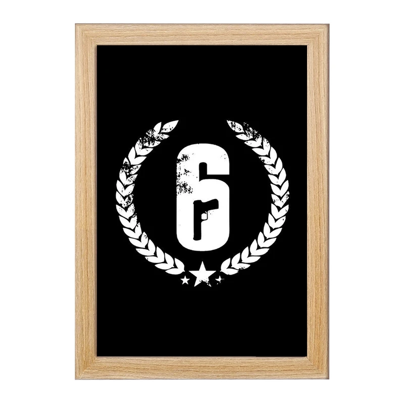 تابلو خندالو مدل رینبو سیکس Rainbow Six  کد 10319