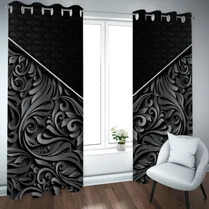 پرده مدل چاپی هازان سایز 300×150 سانتی متر 