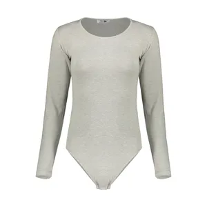 بادی آستین بلند زنانه وینکلر مدل W0630002BD-GREY